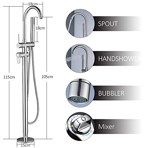 Robinet de douche autoportant pour stopper les variations de température - 4