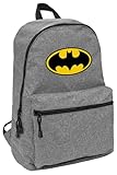 LOGOVISION Batman Classic Bat Shield Logo Lightweight Backpack for Work School Daily Use Packable for Travel