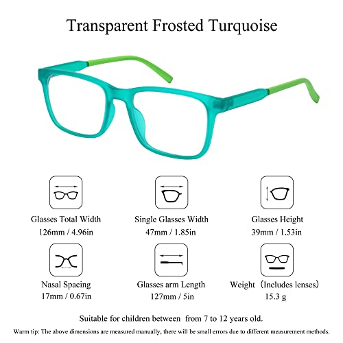 Image of SooGree Blue Light Blocking Glasses for Kids Boys Girls,Computer Screen Gaming TV Phone Glasses Anti Glare & Eye Strain