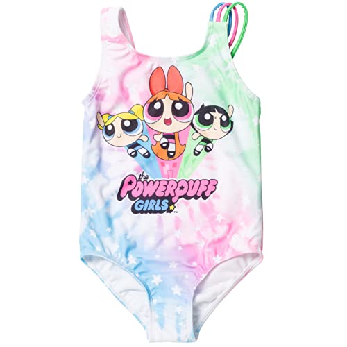 Powerpuff Girls Blossom Bubbles Buttercup One Piece Bathing Suit Toddler to Big Kid
