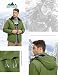 donhobo Herren Arbeitsjacke Winter Warme Übergansjacke Regenjacke Outdoorjacke Wasserdicht Atmungsaktiv Winddicht Softshelljacke, Grün, L