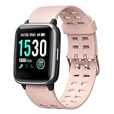 ☀【Innovative Aufladestation und hohe Akkulaufzeit】 Dieses Fitness-Armband besteht aus einem Bluetooth-Chip-Sensor und einem wiederaufladbaren Akku mit geringem Stromverbrauch. Mit dem mitgelieferten USB-Kabel, kann es mühelos aufgeladen werden. Die vollständige Aufladung dauert lediglich 2,5 Stunden und die Standby-Zeit beträgt etwa 7-10 Tage. Hohe Kompatibilität, die Smart Watch ist kompatibel mit IOS 7.1 oder höher und Android 4.4 oder höher.