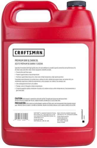 Craftsman CMXG0AWBC4P Premium Bar & Chain Oil
