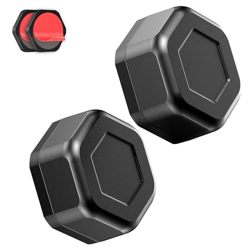 for Airtag Magnetic Case – Tagginnc Powerful Magnet & Discreet Hexagonal Nut Design with Sticky & Non-Slip Base, Waterproof and Durable, Compatible with AirTag for Cars, Trucks & Trailers (2 Pack)