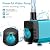 Antfraer Pond Filter with Pump Kits, Pond Filters for Outdoor Ponds Built In 660GPH Pond Pump, Pond Filter Box Suitable for Garden, Fountain, Pond, Animal Sink, Waterfall, Aquarium