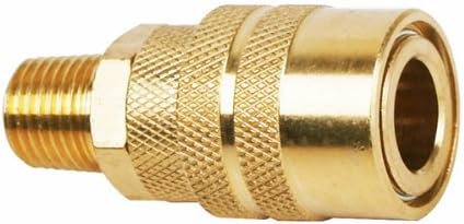 AmPro A2543 1/4" Male Coupler (Brass)