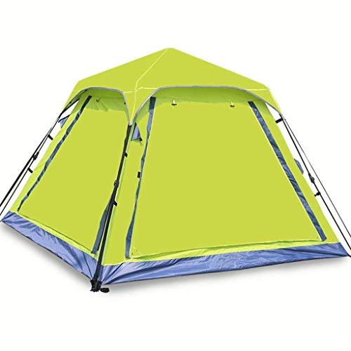 Tente de camping 3-4 personnes imperméable et résistante au vent pour randonnée