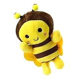 Peluche douce : fabriquée en coton pp et en peluche, elle est douce et délicate, ce qui la rend sûre et agréable à manipuler pour votre bébé. décorations abeilles, peluches abeilles