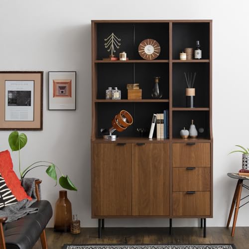 エア・リゾーム リビング 収納 棚 キャビネット 収納棚 本棚 おしゃれ 北欧 モダン ハイタイプキャビネット NOMYR(ノーマイア)