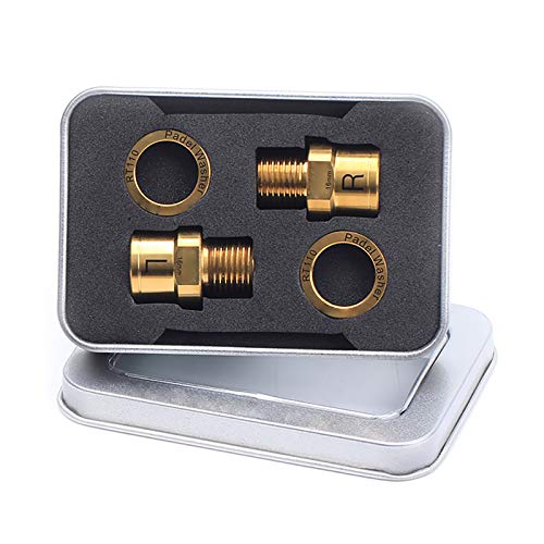 Mioyoow 1 Pair Bike Pedal Extenders, Extended Pedal Spacer Extended 16Mm Foot Pedal Extenders Pedal Adapters Spacers For Any Bike Spd Mt Mtb Bm #TOP5