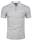 Ob zum Sport, auf der Arbeit, in der Freizeit oder am Abend zur Feier oder im Club, ob mit Jeans, Chinos oder Jogginghose, mit COOFANDY Kurzarm Polohsirt sind Männer immer gut angezogen.