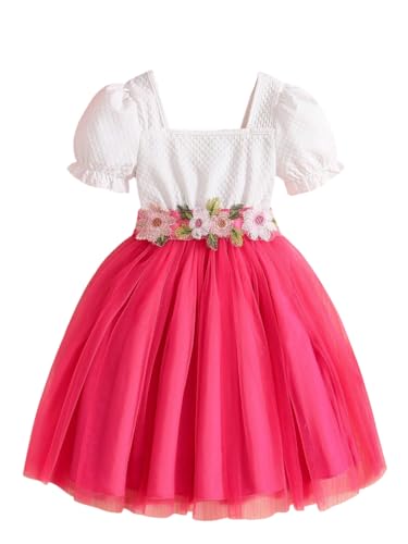 Image of TAGAS Dress for Girls Knee Length II Baby Girl Dress|| Frock for Girl |Girl Floral Sundress|Kids Frock|