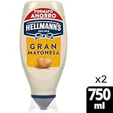 Hellmann's Salsa Bocabajo Gran Mayonesa 2x750ml