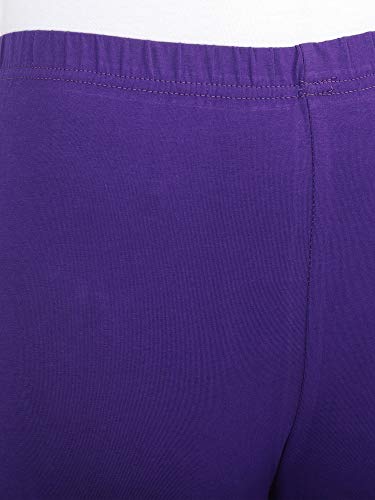 Image of Stylish Designer Soft Cotton Lycra Ankle Length Leggings for Women /Girls Suitable For Daily Casual Use
