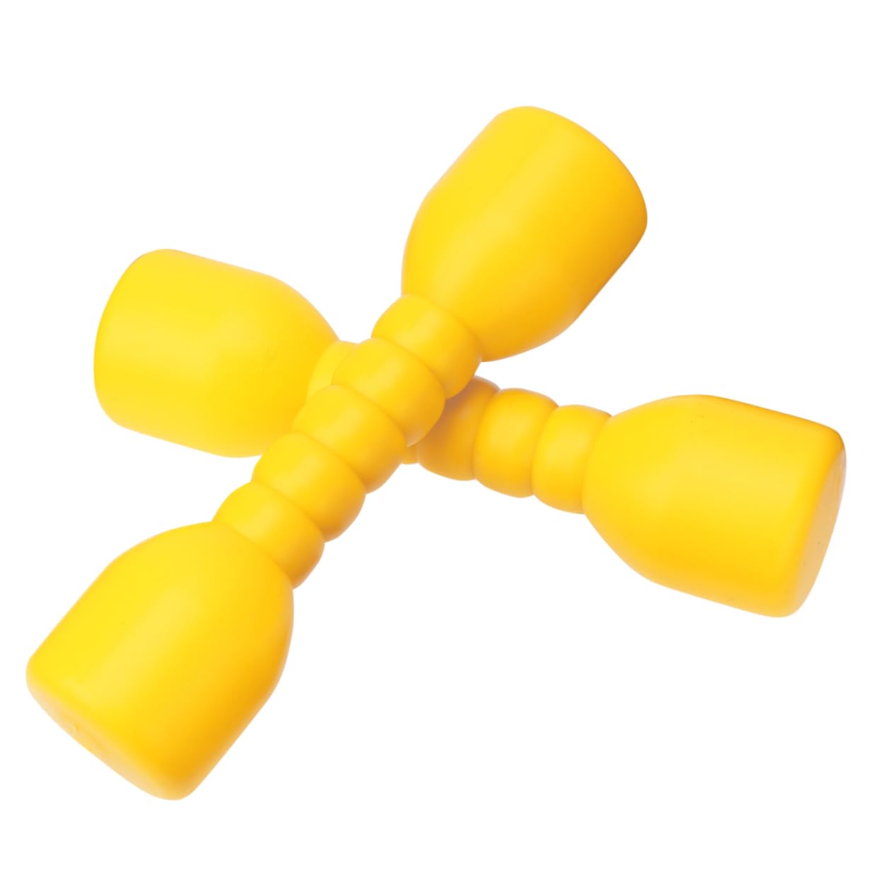 2 Pairs Dumbbell Yellow Green Sized Fitness Dumbbells for Hand Eye Coordination Gymnastics Props and Exercise for Boys