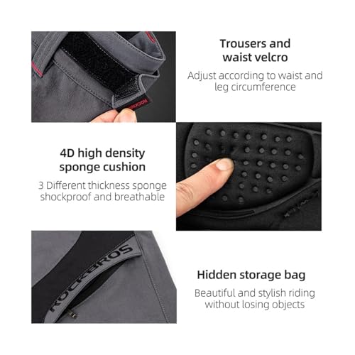 Shorts 2 en 1 para ciclismo con ropa interior separable miniatura 4