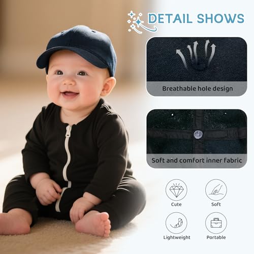 Image of Durio Soft Warm Knitted Baby Hats Caps Cute Cozy Chunky Winter Infant Toddler Baby Beanies for Boys Girls