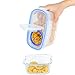 Food Storage Containers 10 Pack - VERONES Airtight Cereal Container Set Cereal Dispenser Set for Flour Snacks Nuts & Baking Supplies