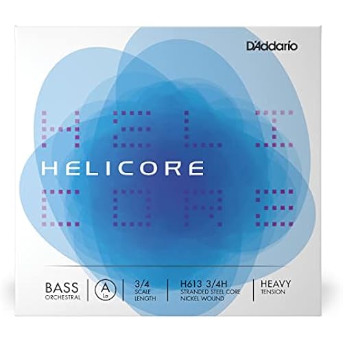 D'Addario Helicore Orchestral Bass Single A String, 3/4 Scale, Heavy Tension