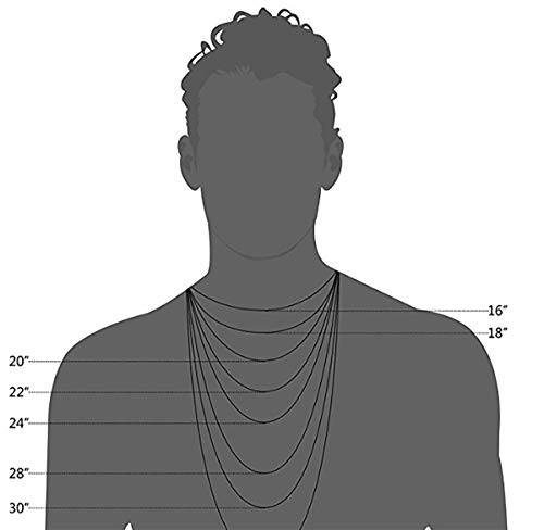 Stainless Steel Bullet Arrow Chain Link Necklace4