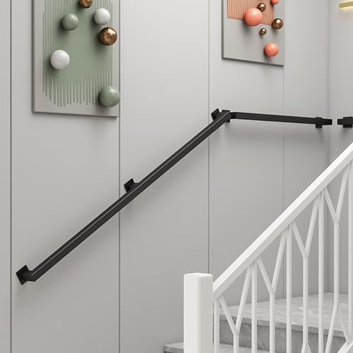 Treppengeländer für den Innenbereich, quadratisches Rohr-Design für erhöhte Sicherheit und Haltbarkeit, ideal für private und gewerbliche Treppen