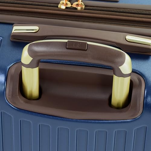 LONDON FOG Brentwood III 20" Expandable Spinner Carry-on, Navy, Blue3