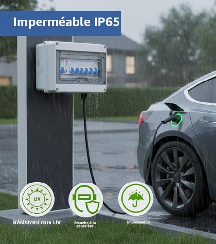 Boîtier électrique étanche IP65 contre les coupures de courant de garage - 4