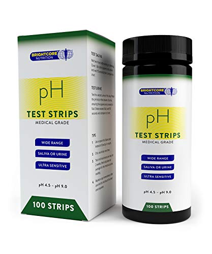 Brightcore Nutrition Diagnostic pH Test Strips - Fast, Accurate Saliva or Urine Testing – Clear Acidity or Alkalinity Analysis - Easy to Read Results - Free pH Food Chart PDF, 100ct Brightcore Nutrition Diagnostic pH Test Strips - Fast, Accurate Saliva or Urine Testing – Clear Acidity or Alkalinity Analysis - Easy to Read Results - Free pH Food Chart PDF, 100ct