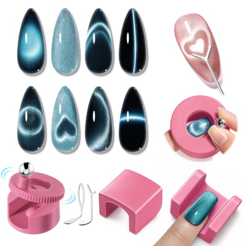 Image of Modelones Cat Eye Magnet, 5D Automatic Nail Magnet for Gel Polish Nail Art