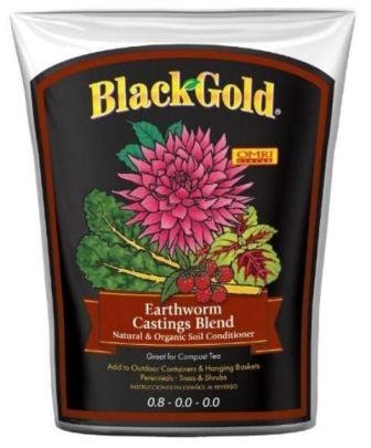 Black Gold 1490302 8 QT P 8 Quart Earthworm Castings Blend miniatura 1