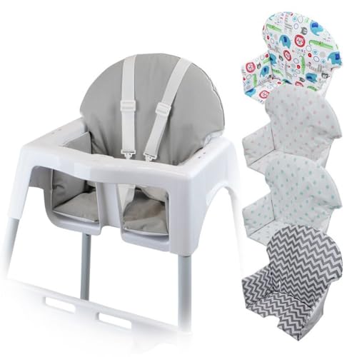 Monsieur Bébé - Housse d'assise pour chaise haute enfant gamme Délice - 5 coloris