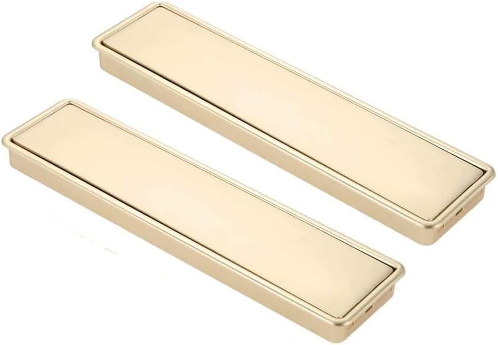 Tnbccxn Gold Cabinet Handles, Concealed Handles, Recessed Finger Pulls,2 Pcs(,Lengths 179Cm)
