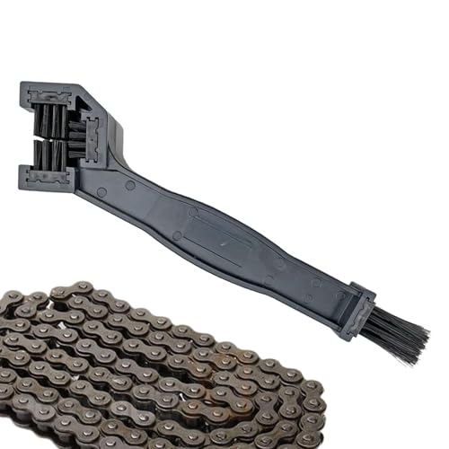 scyca Brosse de chaîne de moto, brosse de vélo de moto, nettoyeur de chaîne simple et pratique, multifonctionnelle pour VTT