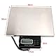 Paketwaage Plattformwaage,wasserdicht Digitaler Versand Postwaage 660 Lb x 0.1 Lb Edelstahl Plattform Waage Heavy Duty 300 Kg Externes LCD Display
