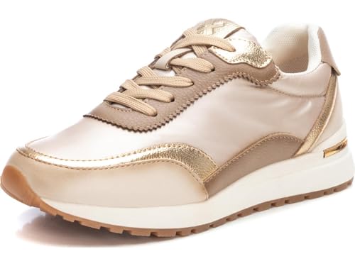 XTI - Zapatilla Cierre de cordón para Mujer, Color: Marron, Talla: 39