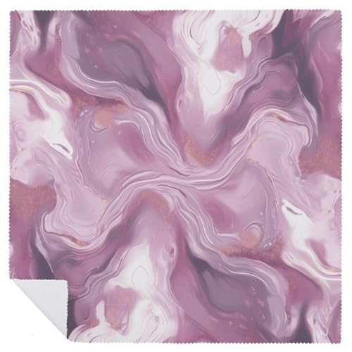 Servilletas de Tela Cuadradas Floral Morado Perla 4 Pzs miniatura 6