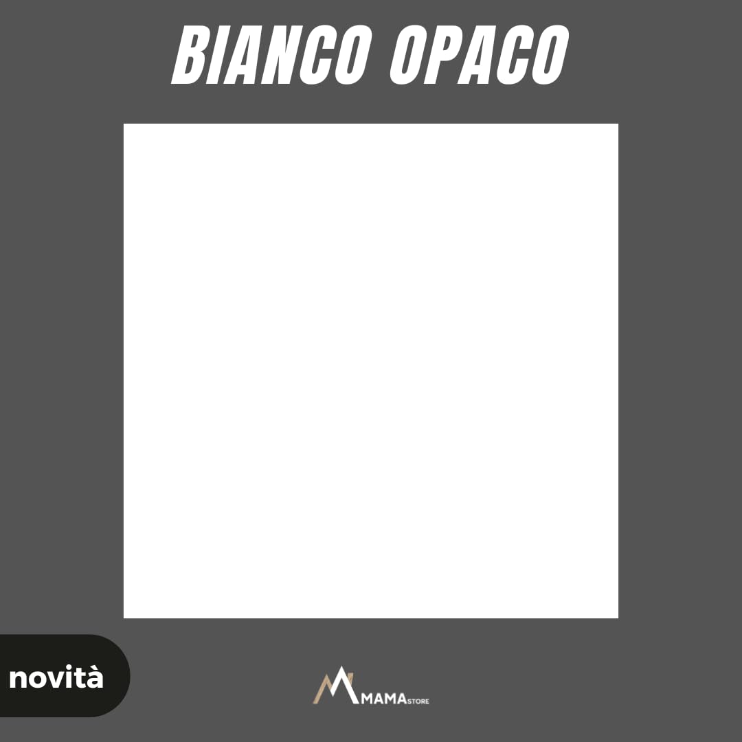 Mobile bagno EOS 80cm Doppio Cassetto Cannettato con lavabo, specchio e lampada BIANCO OPACO – MaMa Store