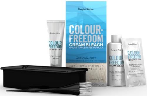 Amazon.com : Knight & Wilson Color-Freedom Cream Hair Bleach Kit ...