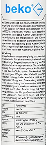 Foto von beko Kamin-Dicht 310 ml schwarz (bis +1.500° C) Hitzebeständiger Spezial-Dichtstoff 230 8 310