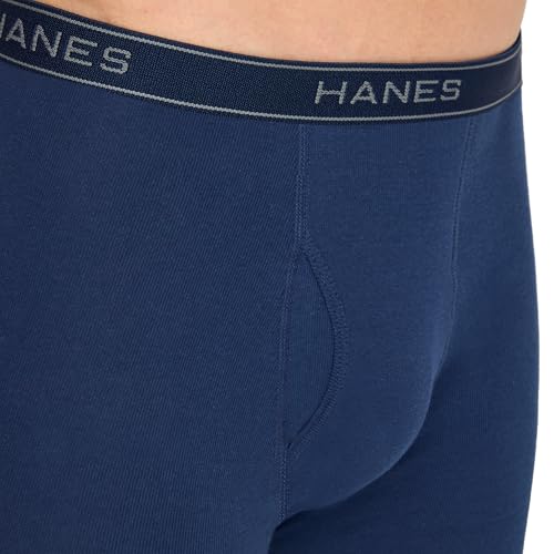 Image of Hanes mens Underwear Boxer Briefs Pack, Cool & Breathable Cotton Moisture-wicking Underwear for Men, No Ride Up