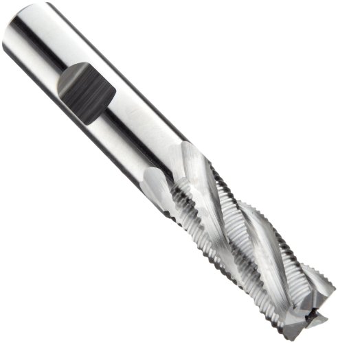 Niagara Cutter N45437 Cobalt Steel Square Nose End Mill, Inch, Weldon Shank, Uncoated (Bright) Finish, Roughing Cut, Non-Center Cutting, 30 Degree Helix, 4 Flutes, 4.25" Overall Length, 0.750" Cutting Diameter, 0.750" Shank Diameter Niagara Cutter N45437 Cobalt Steel Square Nose End Mill, Inch, Weldon Shank, Uncoated (Bright) Finish, Roughing Cut, Non-Center Cutting, 30 Degree Helix, 4 Flutes, 4.25" Overall Length, 0.750" Cutting Diameter, 0.750" Shank Diameter