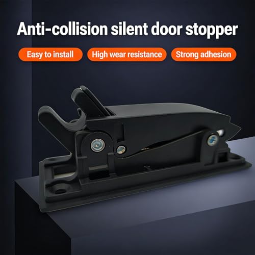 Pare-chocs de porte moderne et robuste sans perçage pour support métal - 5