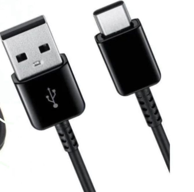 Image of The Black Store Original 18W Charging Adapter with USB Type C Cable Compatible with Samsng Galaxy M51 Note10|Note10 Plus|S10 Lite (Adapter & Cable) -Black