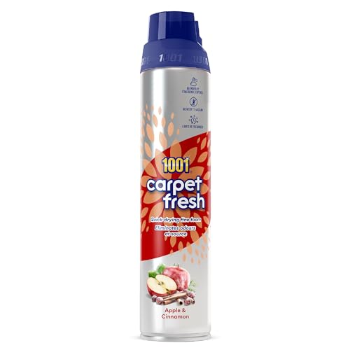 1001 Carpet Fresh Apple & Cinnamon 300ml Refreshing Floral Scent