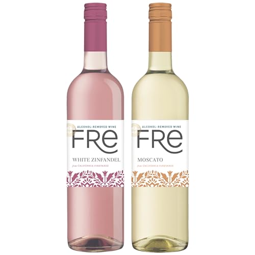 Non Alcoholic Wine 2 Pack Fre Moscato and Fre White Zinfandel Business &amp; Holiday Gift Ideas