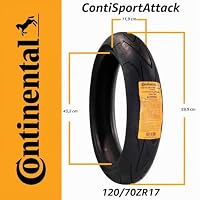 Continental 244399000-120/70/R17 58W - E/C/73dB - Ganzjahresreifen – Ansicht 2