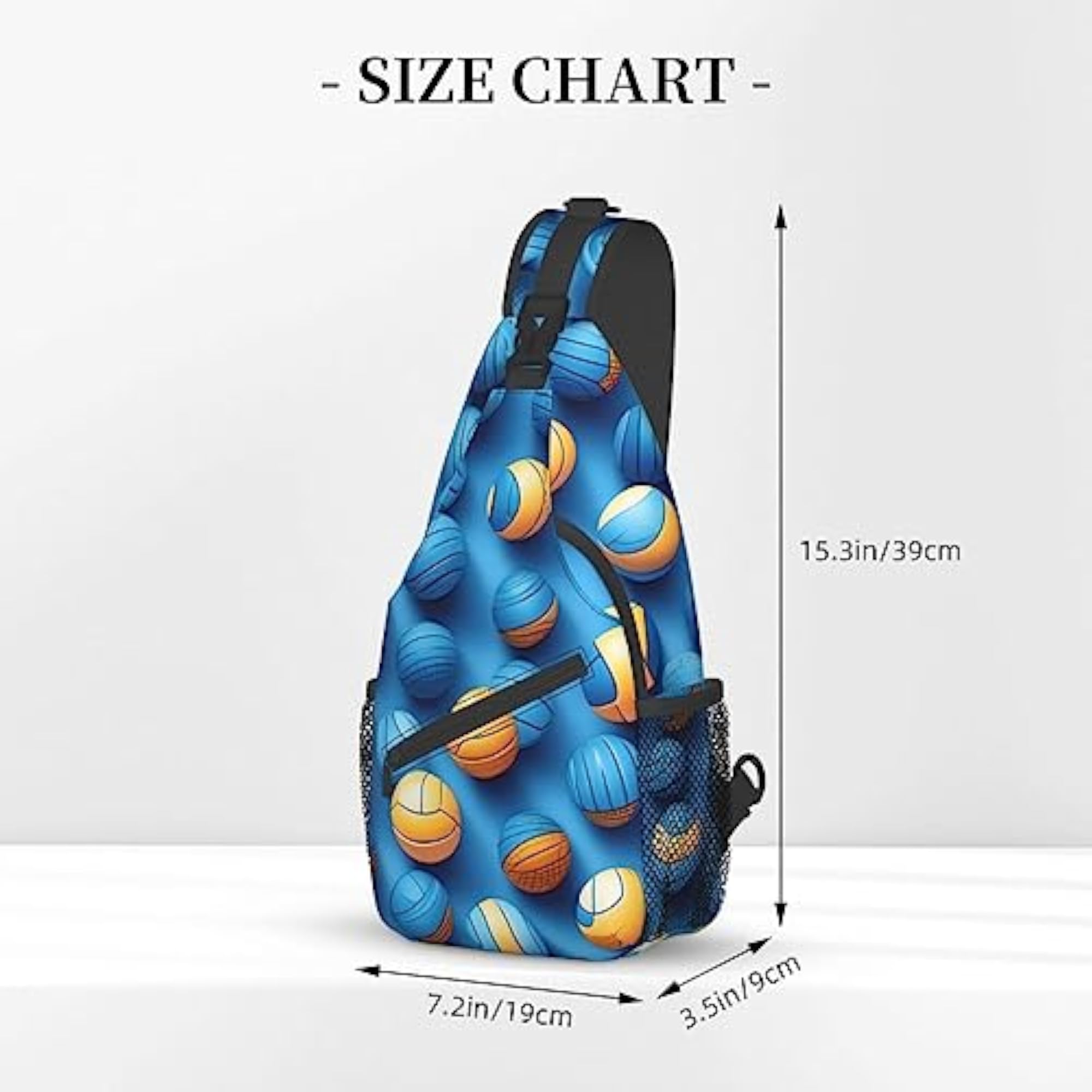 Christmas Traditional Gnome Print Crossbody Sling Backpack