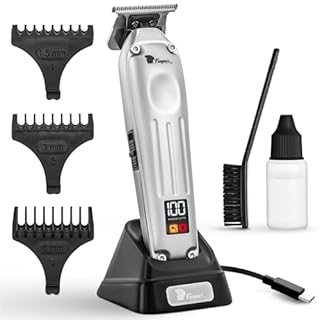 Fagaci Macchinetta per Capelli Professionale Zero Gap, Trimmer Barba Affilatura 5 Volte Più Duratura Tagliacapelli Professionale, Brushless Motor Rasoio Capelli Uomo 0 mm, Tagliacapelli a Zero
