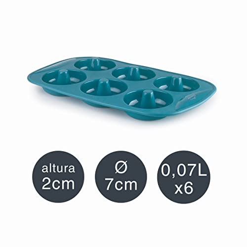 Miniatura 2 de LACOR 68760 - Moldes Repostería Platinum, Molde Donuts, Molde Silicona