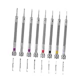 Tofficu 8sätze Elektronik-schraubendreher Schlitzschraubendreher Und Maschinenreparaturschraubendreher Tragbares Befestigungsschraubendreher Hochwertigem Stahl Für Uhrenwartung Und